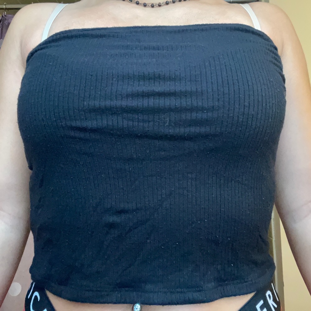 black tube top